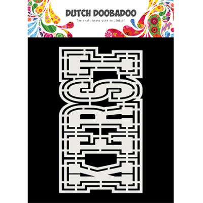 Dutch DooBaDoo  Card Art Schablone - Kerst
